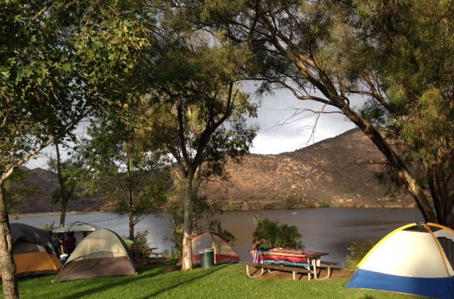 Tents and lake at sunset.jpg